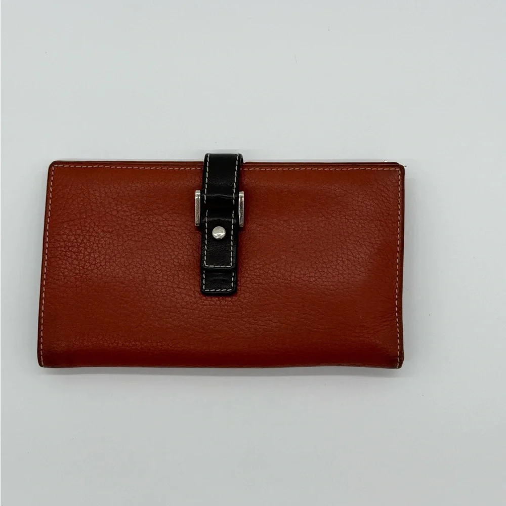 Puntotres Genuine Leather Travel Wallet Passport Organizer Brown Spain Zip